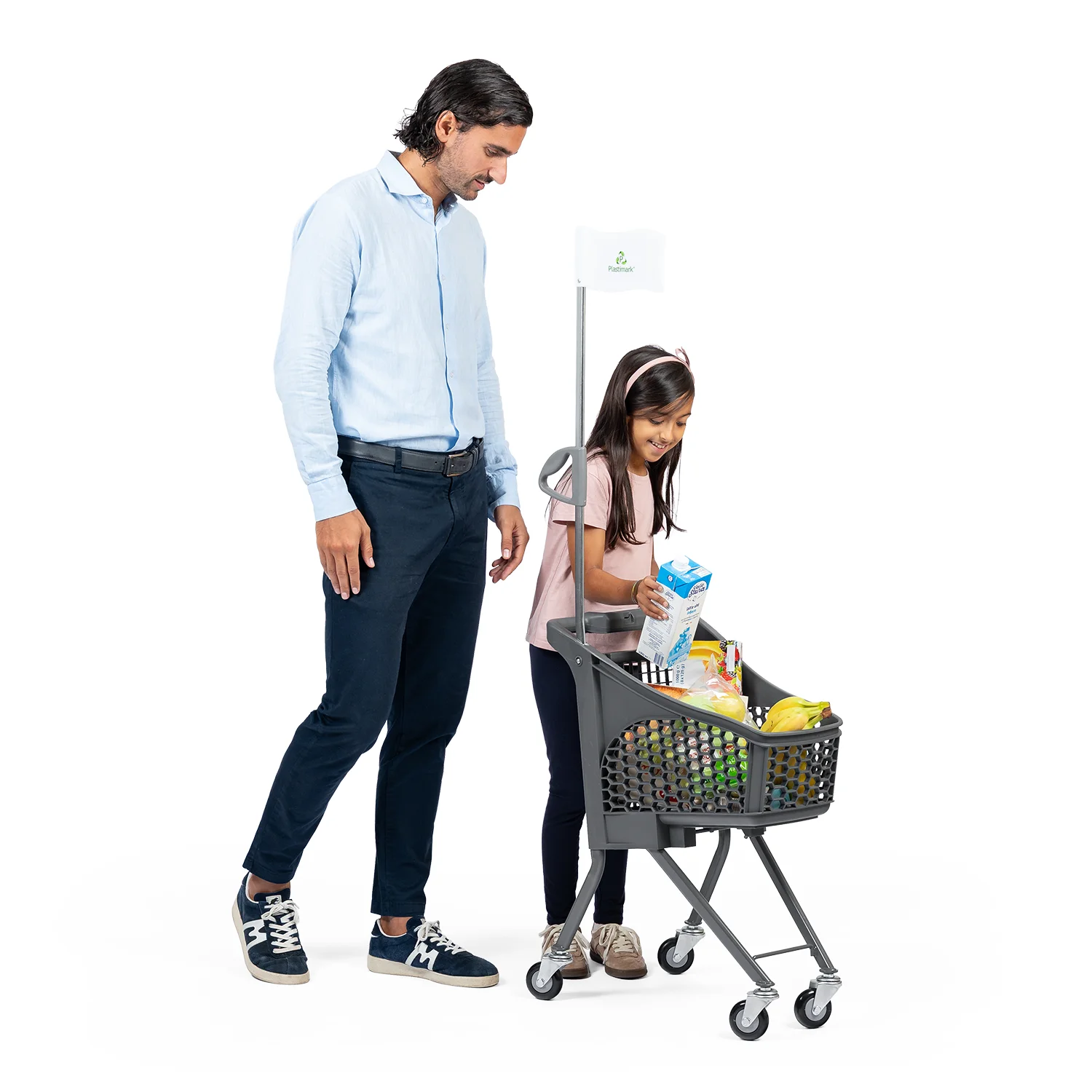 Baby trolley con spesa