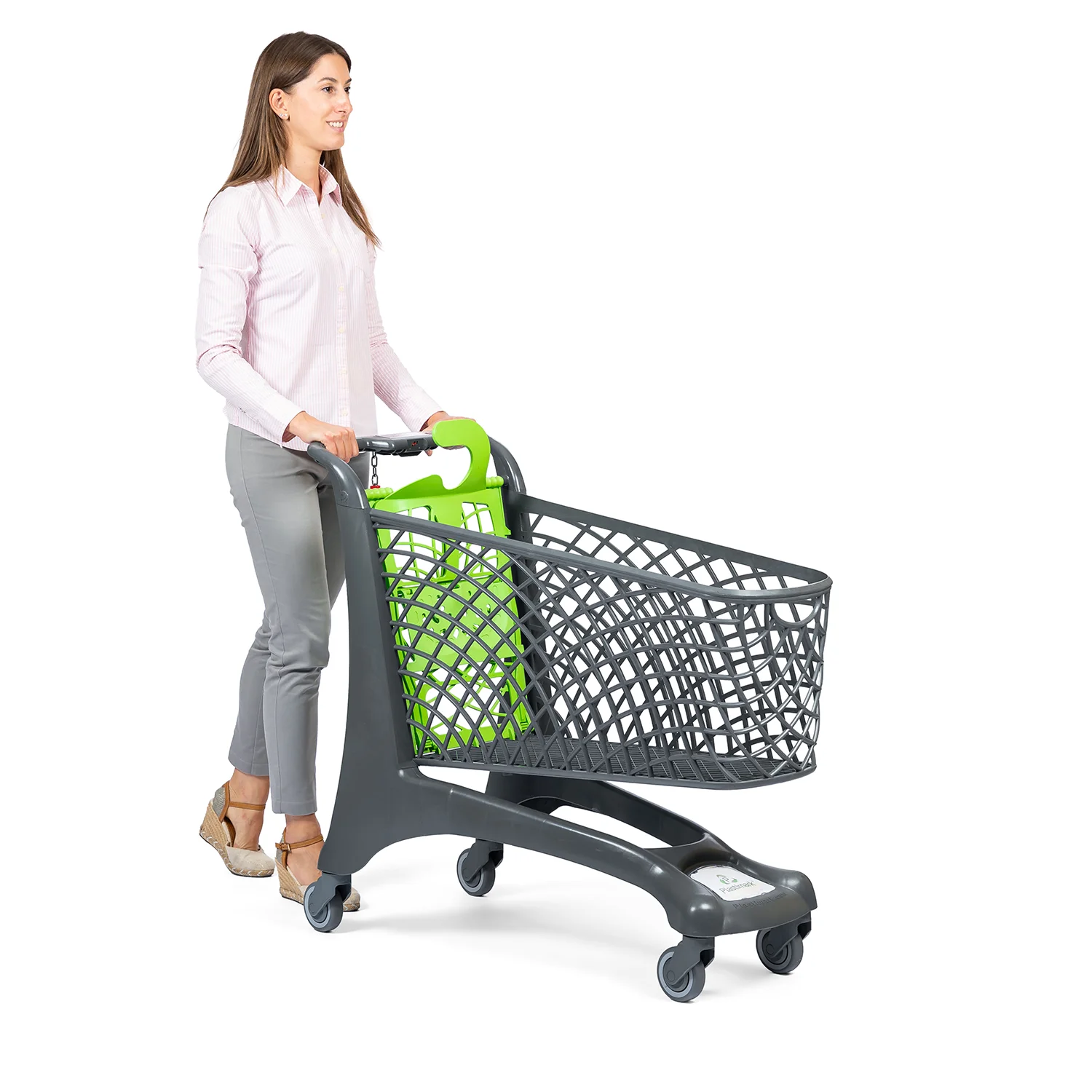 City side view in motion