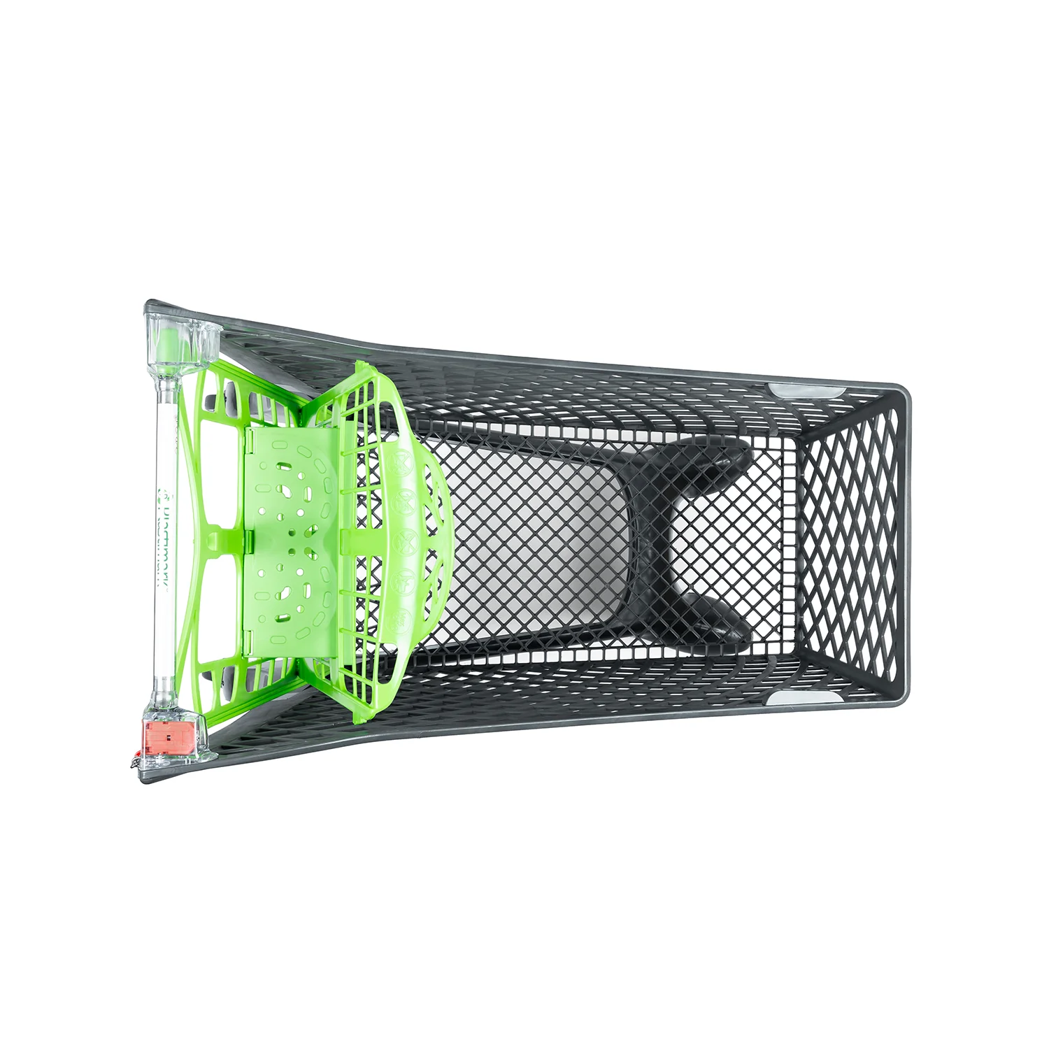 Duka bird's eye view with baby-seat open