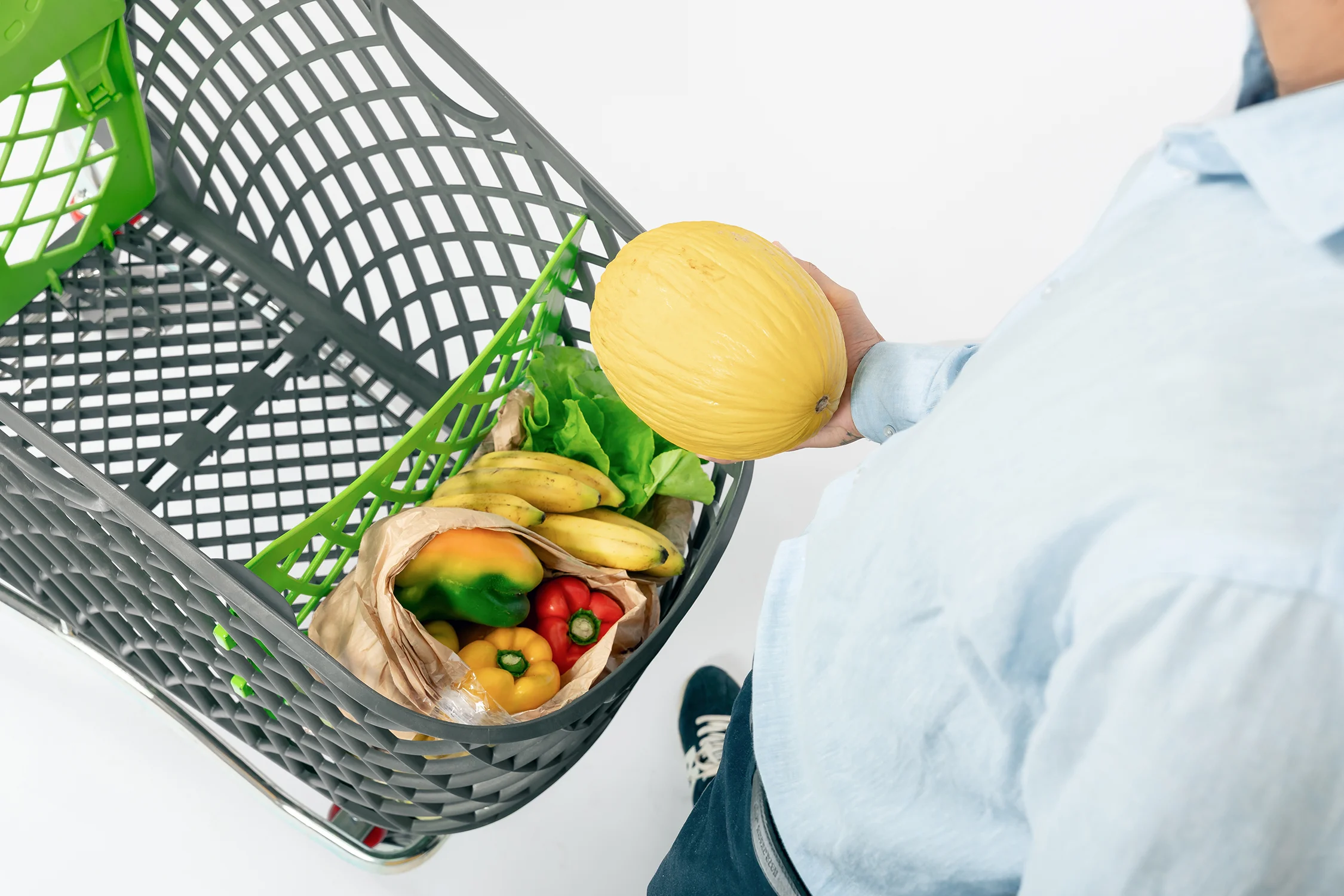 Fixed divider for fresh food