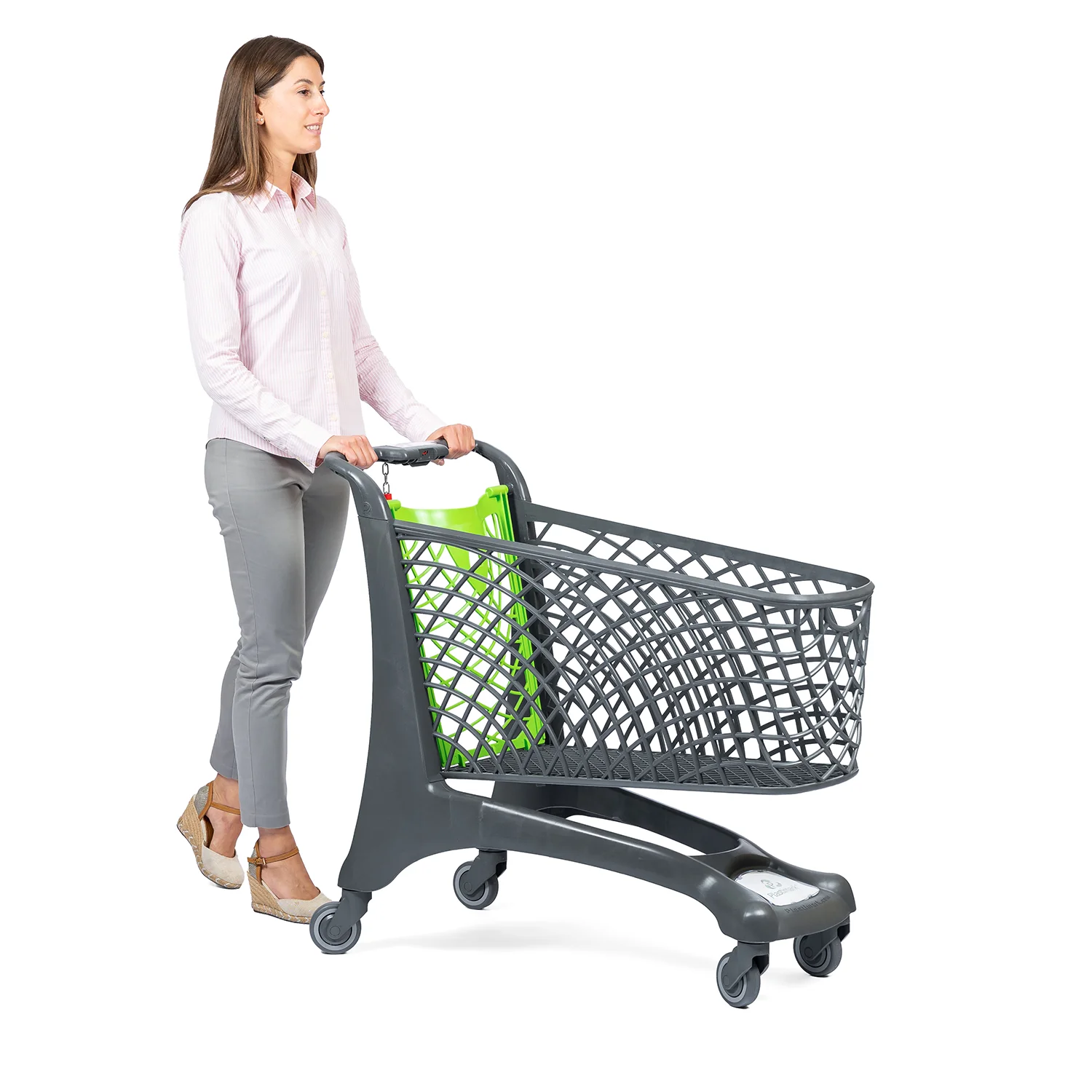 City side view in motion